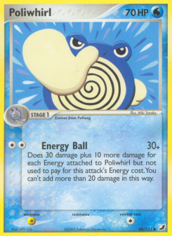 Poliwhirl - pokemon TCG Card