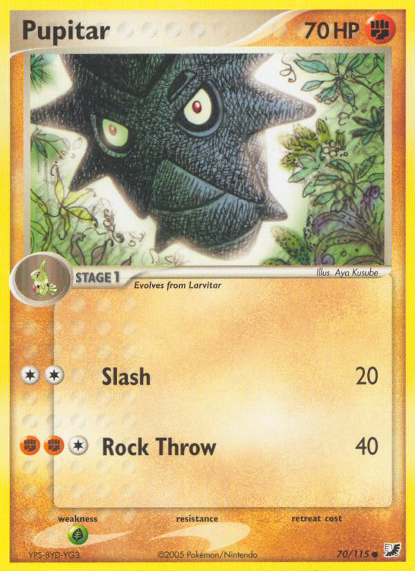 Pupitar - Pokémon TCG Card