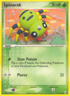 Spinarak - pokemon TCG Card