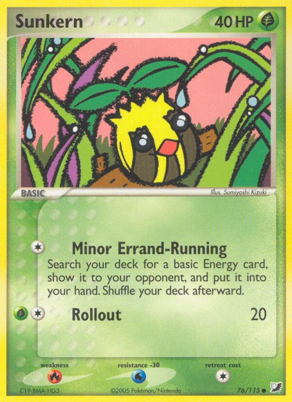 Sunkern - Pokémon TCG Card
