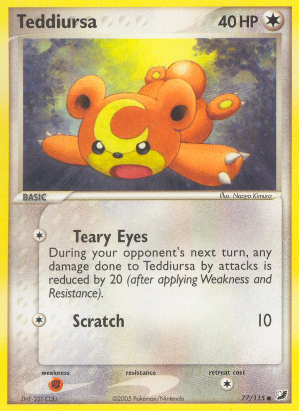 Teddiursa - Pokémon TCG Card