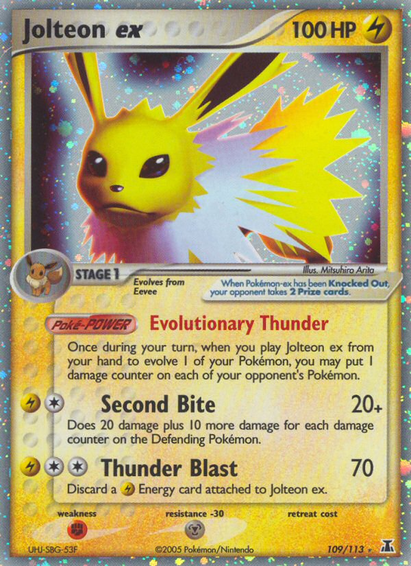 Jolteon ex - Pokémon TCG Card