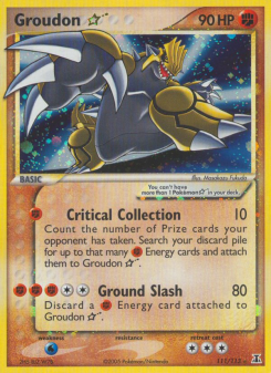 Groudon Star - pokemon TCG Card