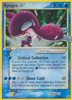 Kyogre Star - pokemon TCG Card