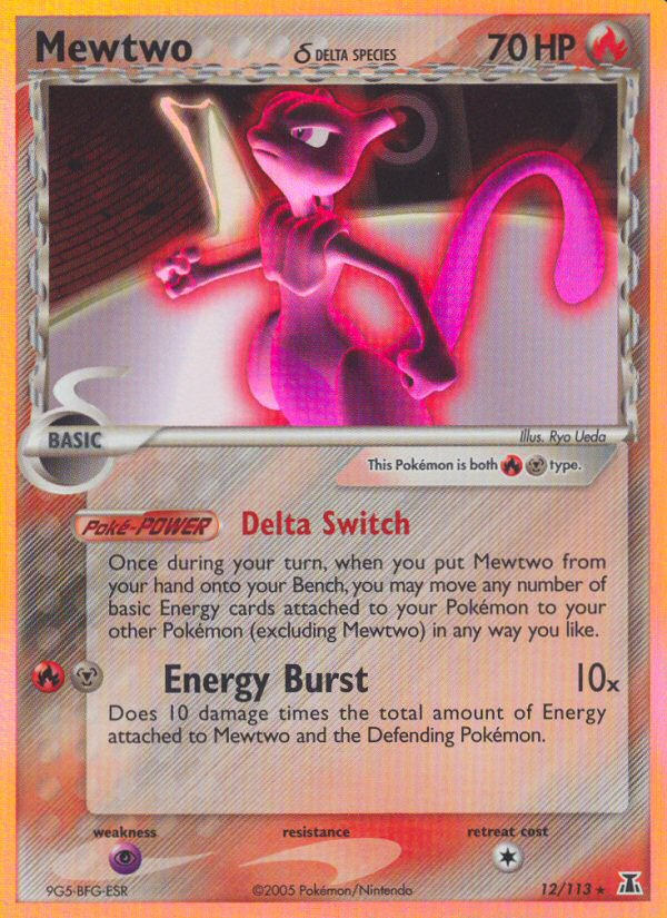 Mewtwo δ - Pokémon TCG Card