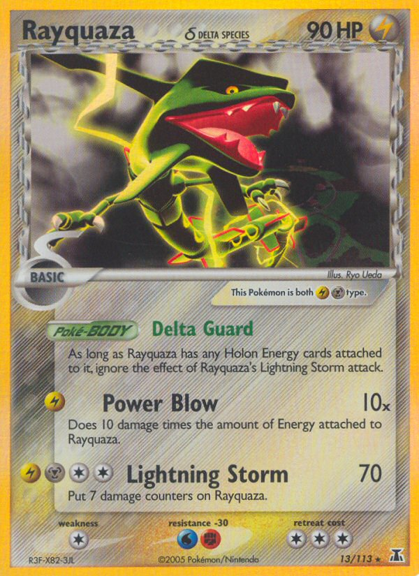 Rayquaza δ - Pokémon TCG Card