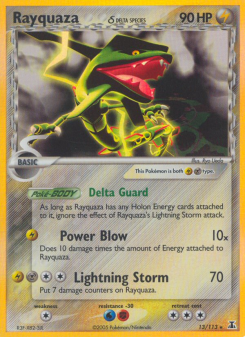 Rayquaza δ - pokemon TCG Card