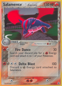 Salamence δ - pokemon TCG Card