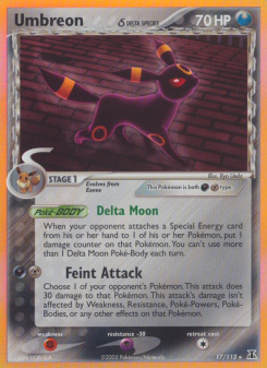 Umbreon δ - pokemon TCG Card