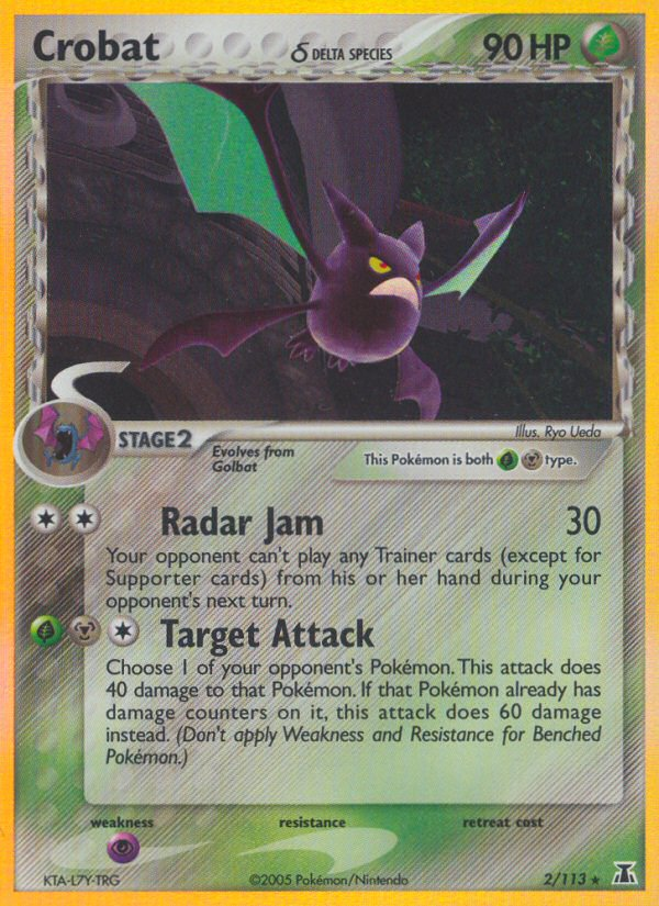 Crobat δ - Pokémon TCG Card