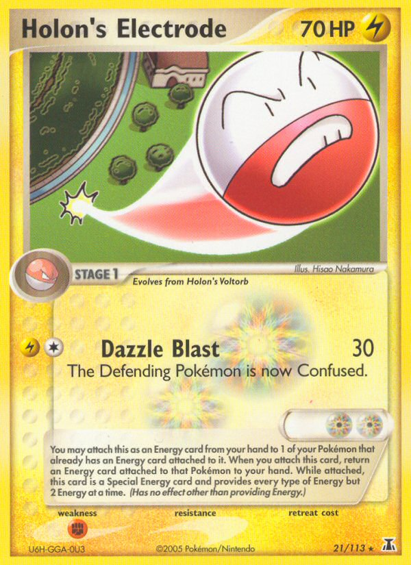 Holon's Electrode - Pokémon TCG Card