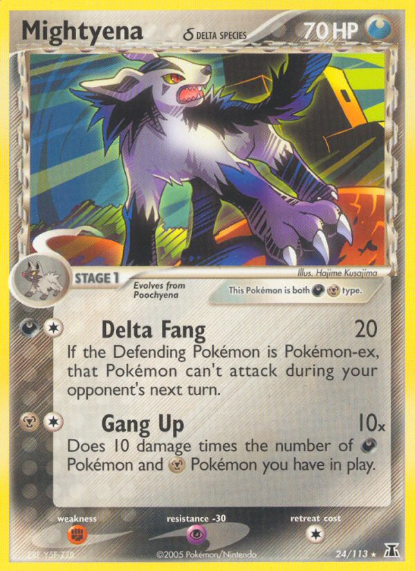Mightyena δ - Pokémon TCG Card