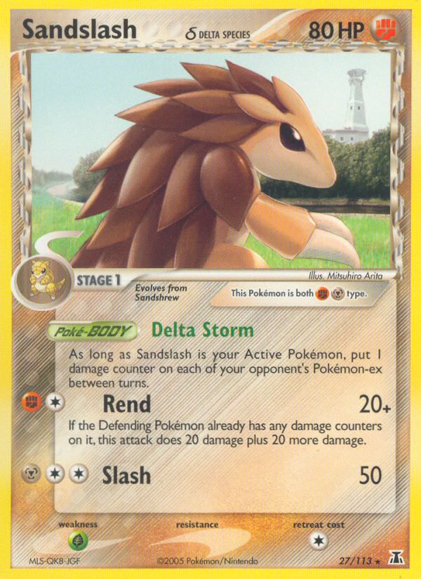 Sandslash δ - Pokémon TCG Card