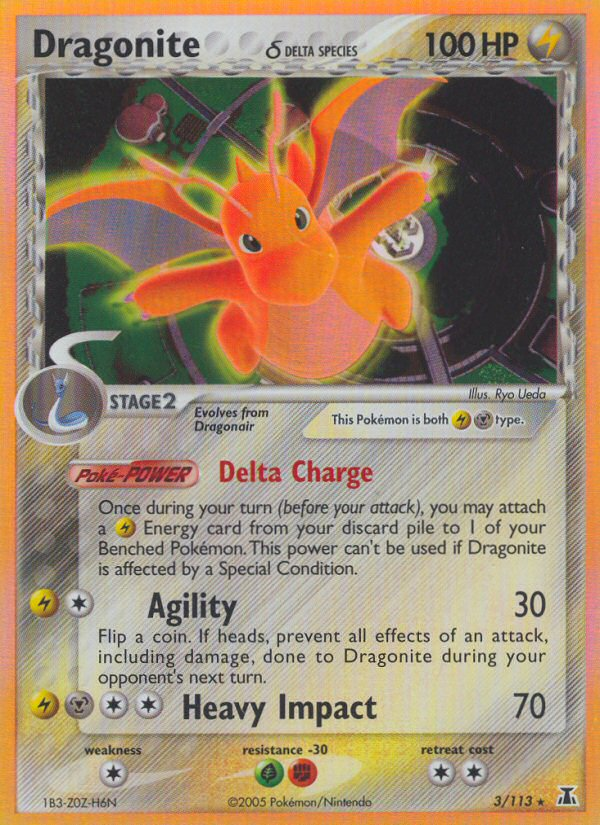 Dragonite δ - Pokémon TCG Card