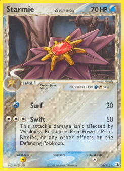 Starmie δ - pokemon TCG Card