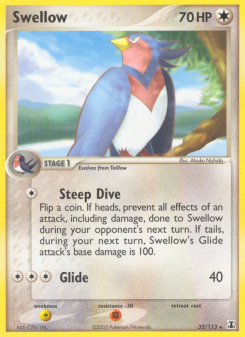 Swellow - pokemon TCG Card