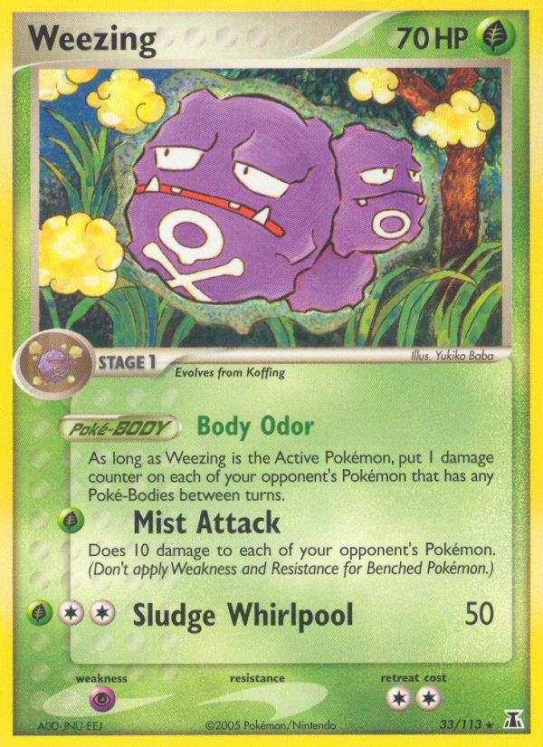 Weezing - Pokémon TCG Card