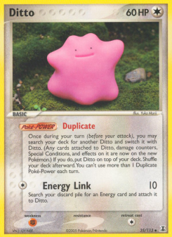 Ditto - pokemon TCG Card