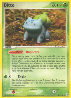 Ditto - pokemon TCG Card