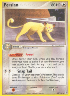 Persian - pokemon TCG Card