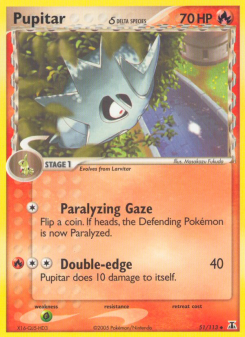 Pupitar δ - pokemon TCG Card