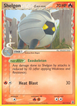 Shelgon δ - pokemon TCG Card