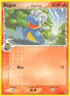 Bagon δ - pokemon TCG Card