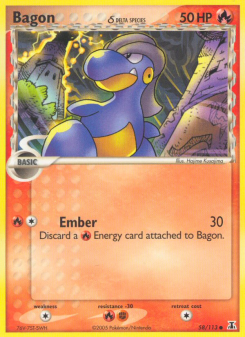Bagon δ - pokemon TCG Card