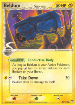 Beldum δ - pokemon TCG Card