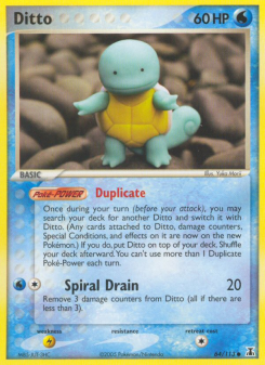 Ditto - pokemon TCG Card