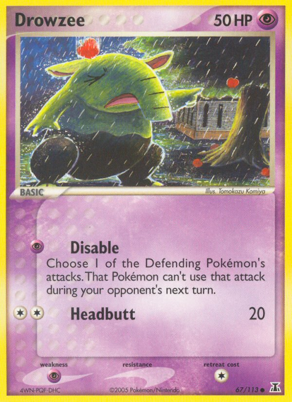 Drowzee - Pokémon TCG Card