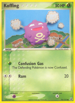 Koffing - pokemon TCG Card