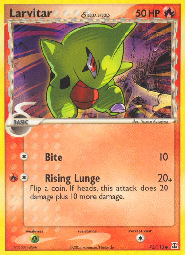 Larvitar δ - Pokémon TCG Card