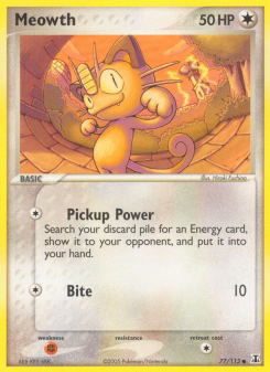 Meowth - pokemon TCG Card