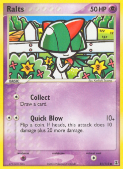 Ralts - pokemon TCG Card