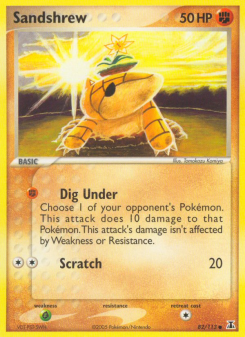 Sandshrew - pokemon TCG Card