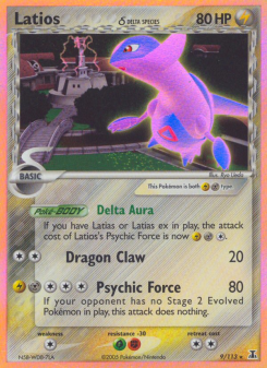 Latios δ - pokemon TCG Card