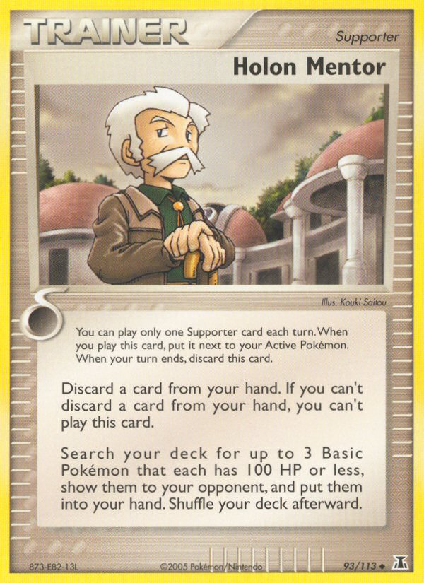 Holon Mentor - Pokémon TCG Card