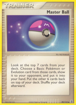 Master Ball - pokemon TCG Card