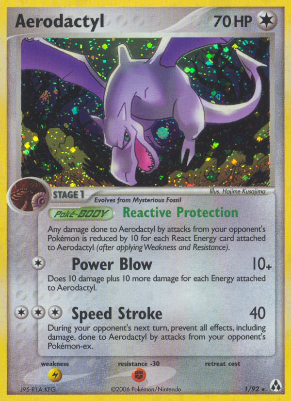 Aerodactyl - Pokémon TCG Card