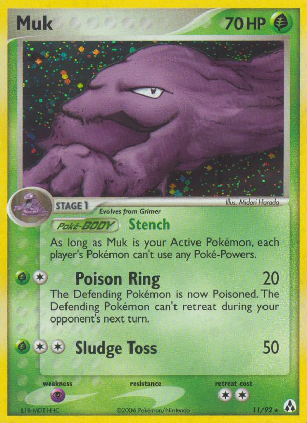 Muk - Pokémon TCG Card