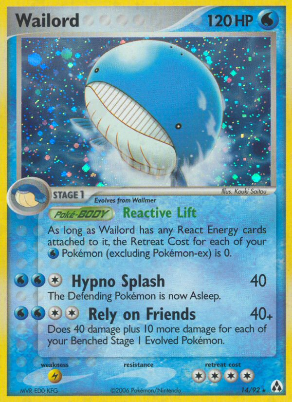 Wailord - Pokémon TCG Card