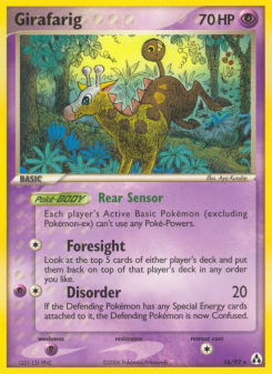 Girafarig - pokemon TCG Card