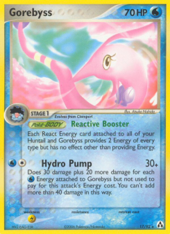 Gorebyss - pokemon TCG Card
