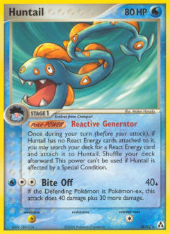 Huntail - pokemon TCG Card