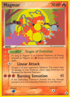 Magmar - pokemon TCG Card