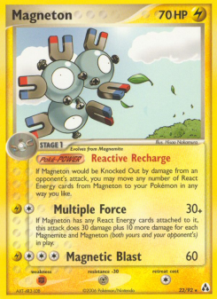 Magneton - pokemon TCG Card