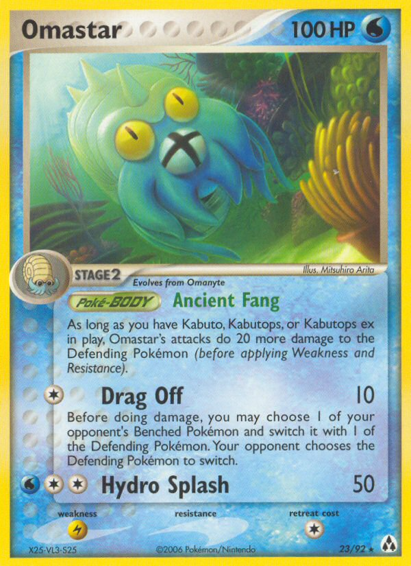 Omastar - Pokémon TCG Card