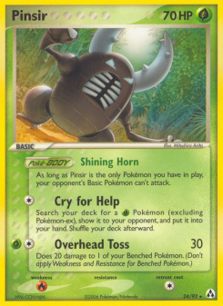 Pinsir - pokemon TCG Card