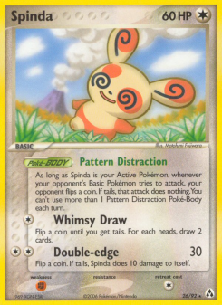 Spinda - pokemon TCG Card